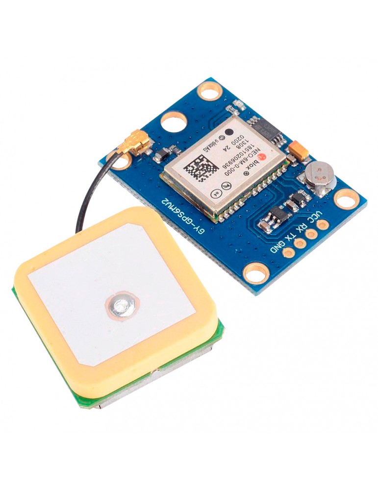 Modulo GPS GY-NEO6MV2 con antena 1 Modulo GPS GY-NEO6MV2 con antena
